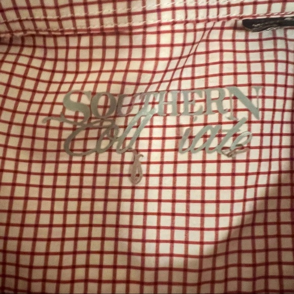Southern Collegiate Crimson White Bama Button Down Polo - Picture 4 of 4